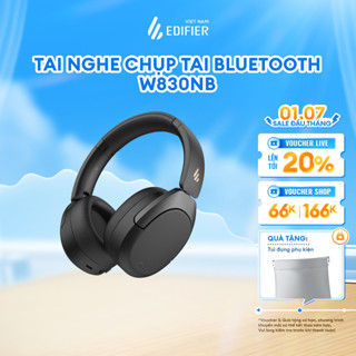Tai Nghe Bluetooth Chụp Tai EDIFIER W830NB | Chống Ồn Chủ Động | Thời Gian Sử Dụng Tới 96H | Bảo Hành 12 Tháng