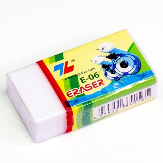 Gôm tẩy Thiên Long Điểm 10 TP-E06 - Trắng