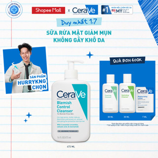Sữa rửa mặt giảm mụn CeraVe Blemish Control Cleanser 473ml