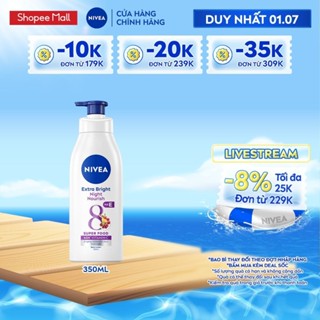 Sữa Dưỡng Thể NIVEA Sáng Da Ban Đêm từ 8 Super Foods (350 ml) – 98412