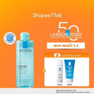 Nước tẩy trang làm sạch sâu dành cho da dầu La Roche-Posay Effaclar Micellar Water 400ml