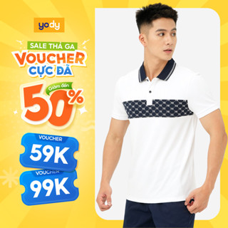 [Đồng Giá 149] Áo Polo Nam Yody dệt sợi thấm hút khử mùi mồ hôi, mềm mại,chống tia UV APM6041
