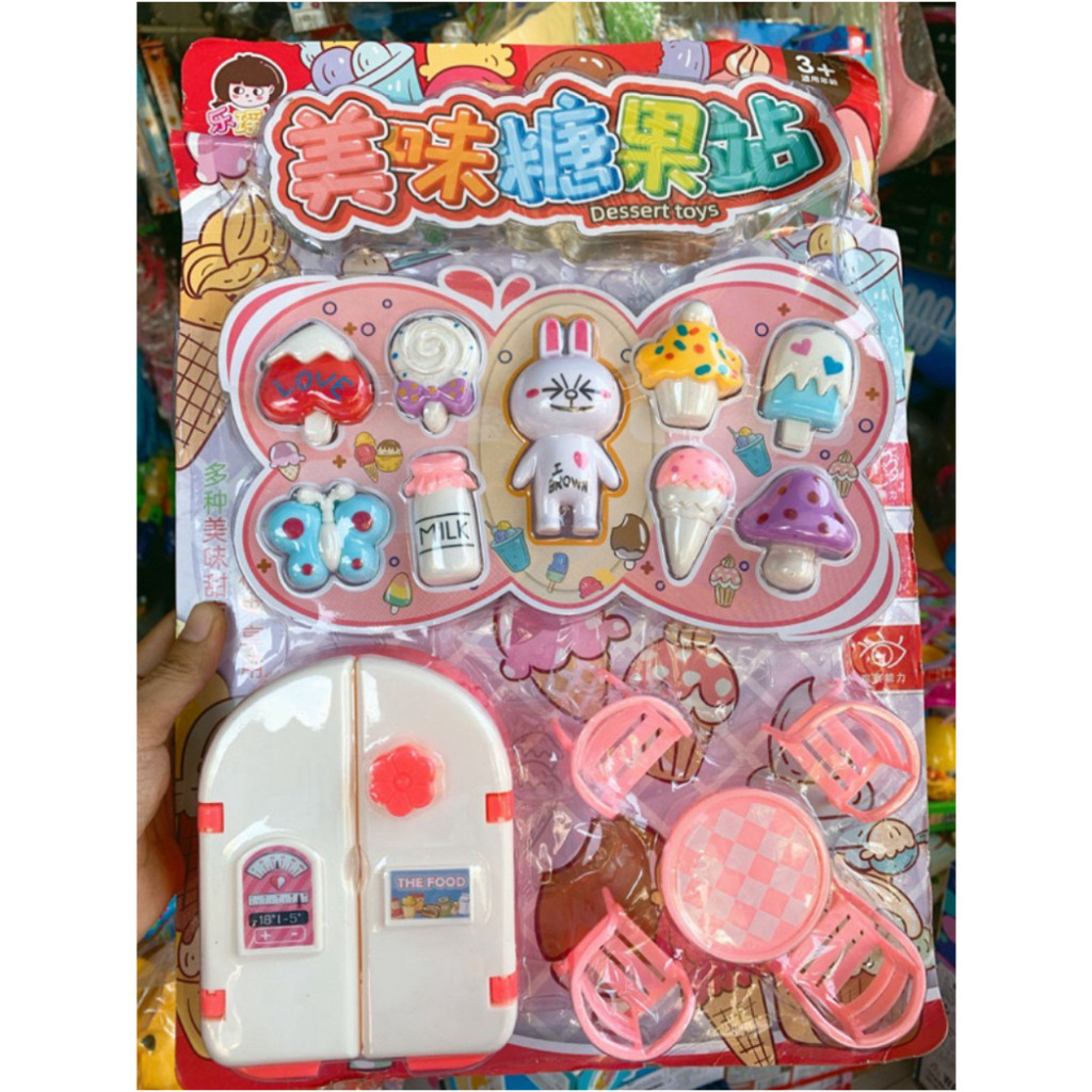 Vỉ đồ chơi nấu ăn mẫu mới 39k - Loại 1