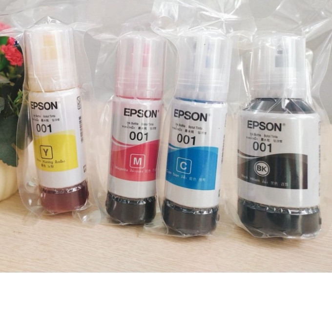 ✅Mực máy in Epson L4150, L4160, L4260, L4266, L6160, L6170, L6190, L6260, L6270, L6290, L7500 mã 001