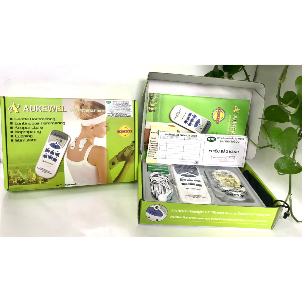 ( CHÍNH HÃNG ) Máy Massage xung điện AUKEWEL 4Miếng