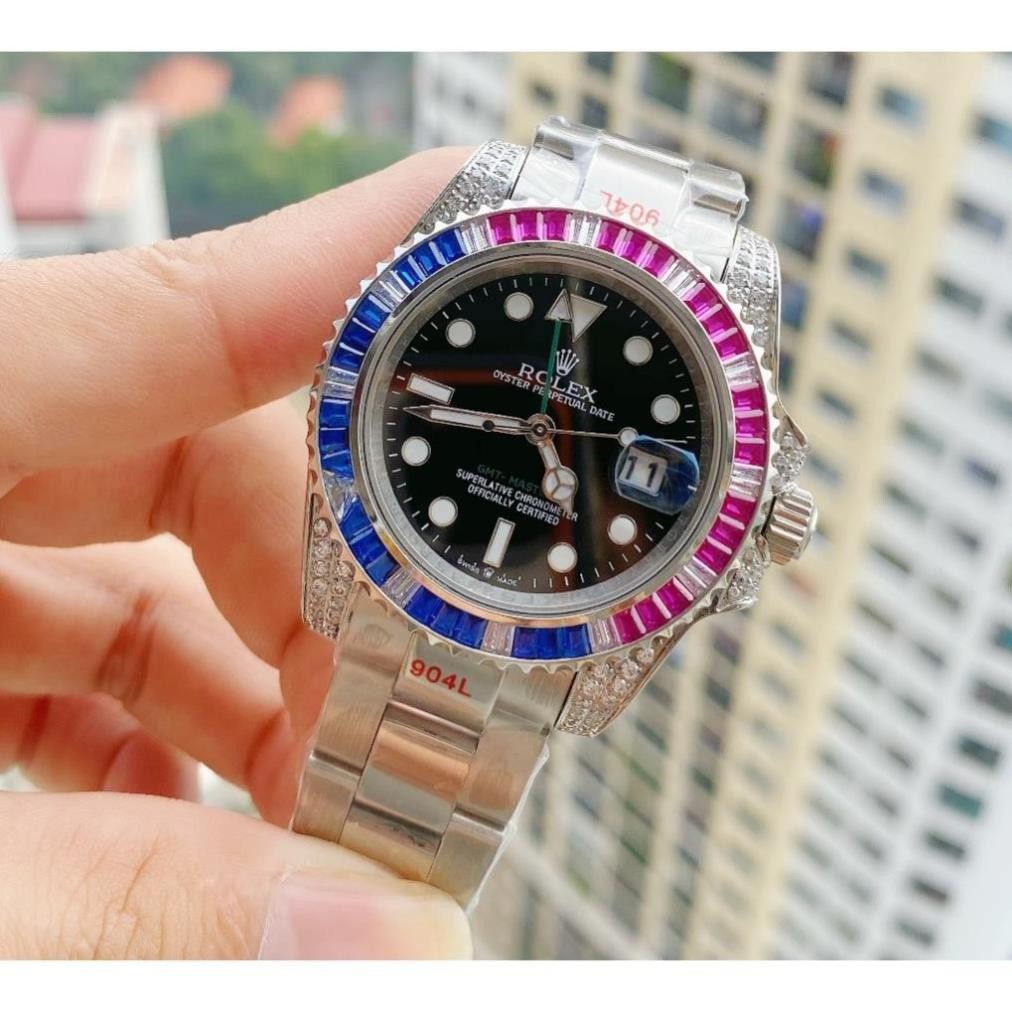 fullbox hãng - đồng hồ nam Rolex Submariner 41mm máy cơ nhật bản - dây thép không gỉ