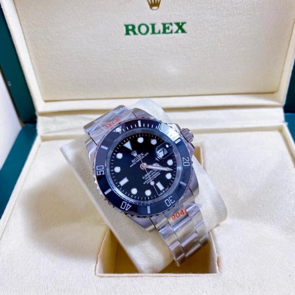 fullbox hãng - đồng hồ nam Rolex Submariner 41mm máy cơ nhật bản - dây thép không gỉ