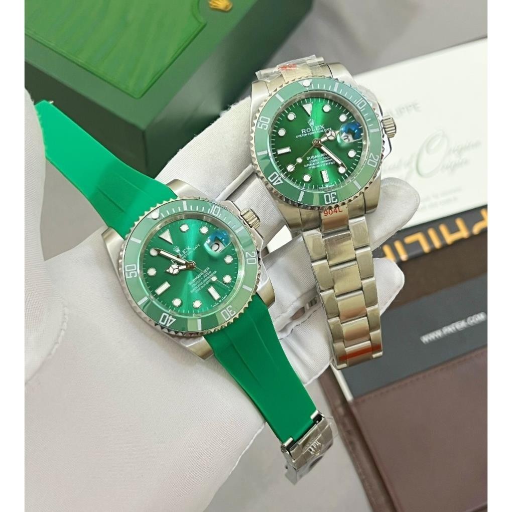 fullbox hãng - đồng hồ nam Rolex Submariner 41mm máy cơ nhật bản - dây thép không gỉ