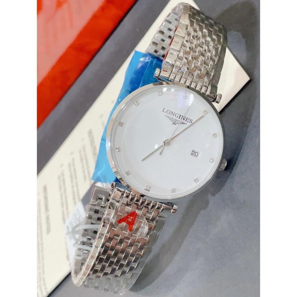 fullbox hãng - đồng hồ nam Longines 39mm máy cơ Cal 2892 Thuỵ sĩ, dây thép không gỉ