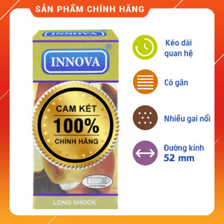 Bao cao su Innova bcs chống xuất tinh sớm gân gai kéo dài thới gian quan hệ chính hãng