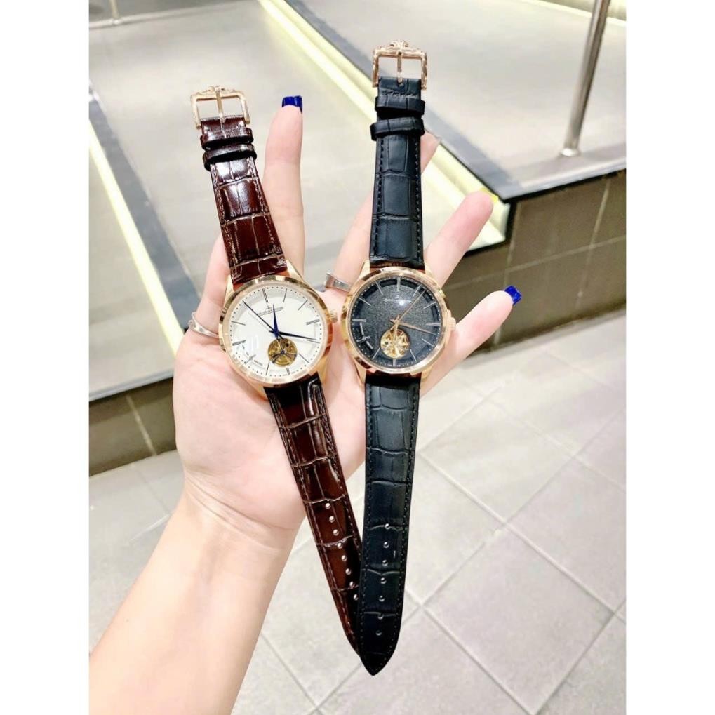 fullbox hãng - đồng hồ nam Jeager Lecoultre 40mm máy cơ nhật - dây da cá sấu