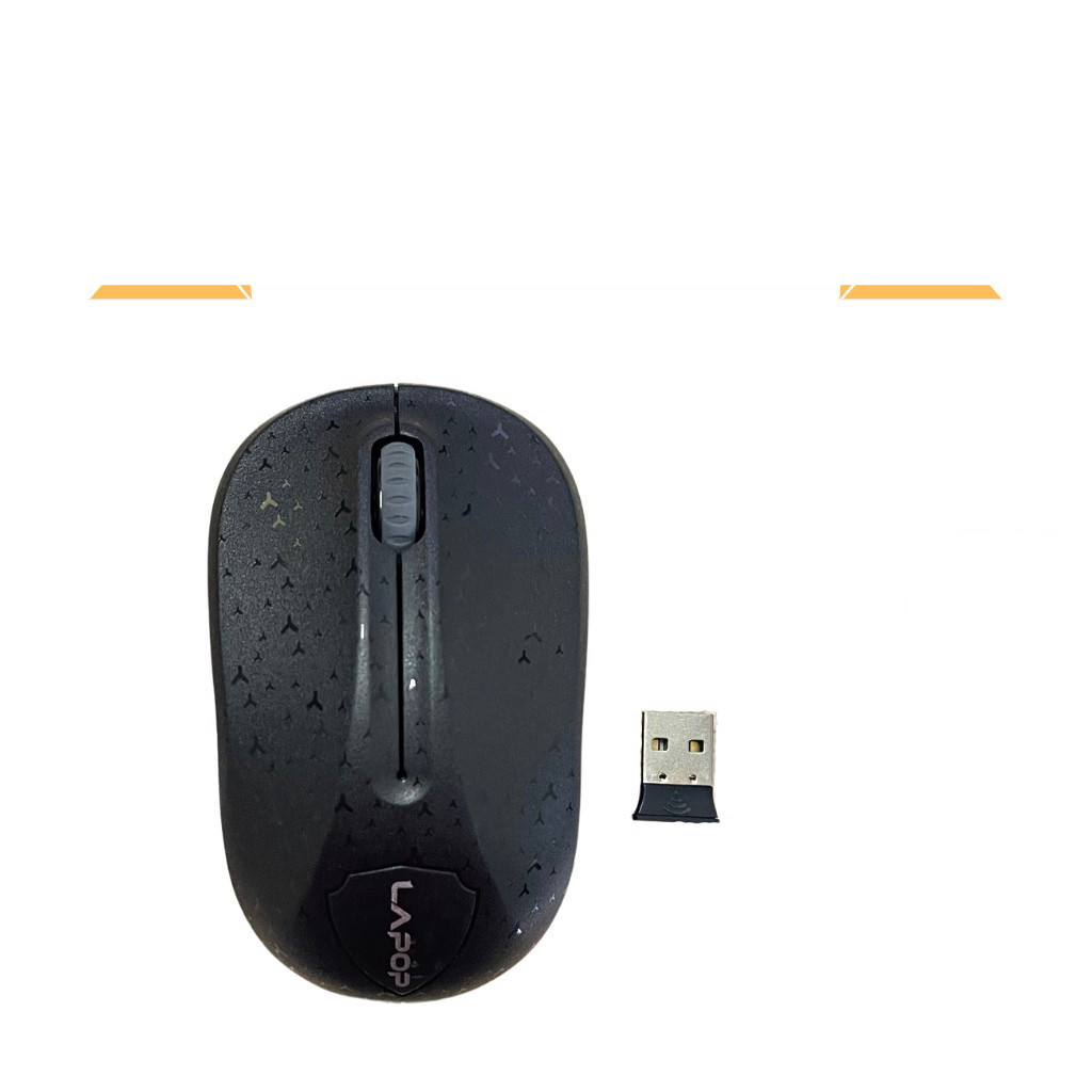 Chuột Không Dây LAPOP RM40 Cao Cấp Giá Rẻ Tặng Pin - Chuột Máy Tính Văn Phòng Siêu Bền 3 Triệu Click