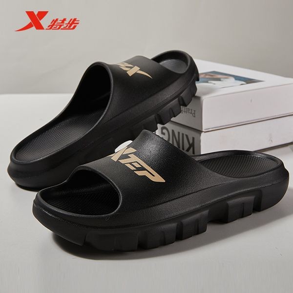 【5000Vạn+Mọi Người Thu Thập Thương Hiệu】Dép nam chính hãng Xtep2025Nội thất nhà mùa hè mới bền bỉ ev