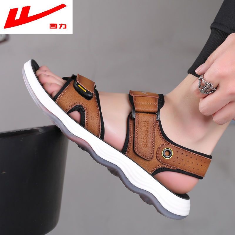 Giày nam Warrior mùa hè mới, dép thoáng khí, giày thể thao nam, giày đi biển ngoài trời, dép có khóa