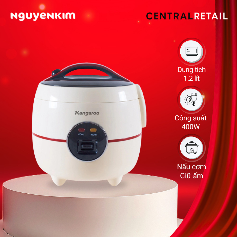 [Tạm Dừng Bán]Nồi cơm điện Kangaroo 1.2 Lít KG823