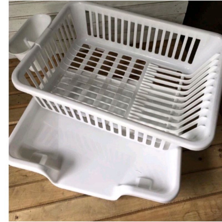 Rổ úp bát có khay hứng nước mẫu mới tiện lợi (giao màu ngẫu nhiên) giadungtienich5k