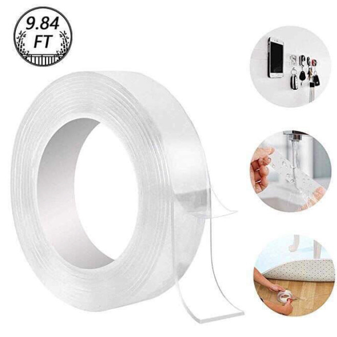 BĂNG DÍNH TRONG SUỐT 2 MẶT CHẮC CHẮN ĐA NĂNG giadungtienich5k