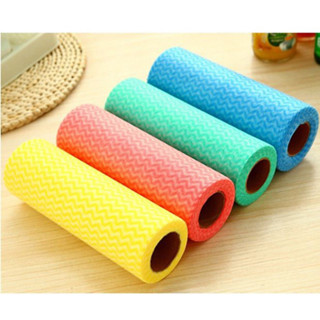 Cuộn giấy lau đa năng loại đẹp,giấy lau, đồ dùng phòng bếp,lau xe, vệ sinh nhà cửa  ( Giao Mầu Ngẫu Nhiên) giadungtienic