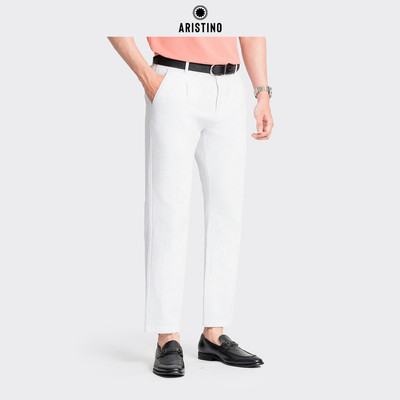 Quần kaki casual nam ARISTINO dáng suông rộng thoải mái - AKKM010Z