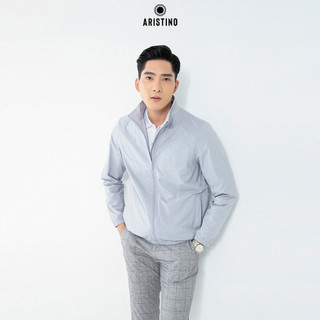  Áo khoác gió 2 lớp nam Aristino dáng suông nhẹ lịch lãm họa tiết bắt sáng ấn tượng tinh tế - AJK002W1 