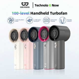 【Tặng quà/bảo hành một năm GOOJODOQ Quạt Turbo Jet 4000 mAh có thể sạc lại, cầm tay, di động, gió mạnh, tốc độ cao 100 v