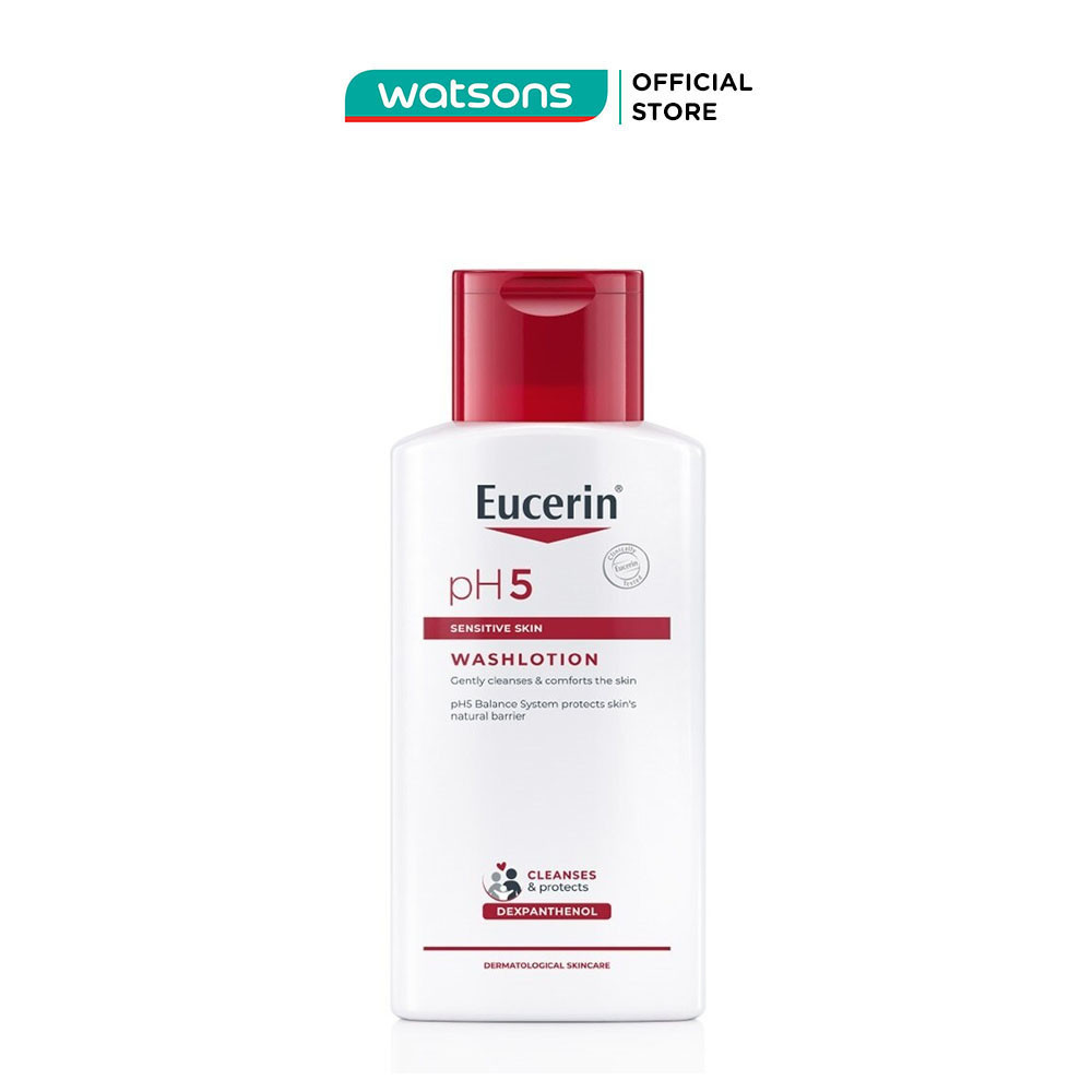 Sữa Tắm Eucerin Nhẹ Nhàng Làm Sạch Dành Cho Da Nhạy Cảm pH5 200ml