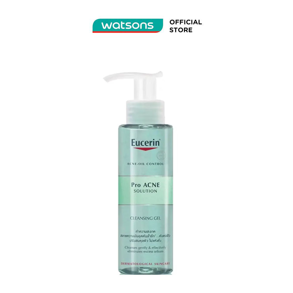 Gel Rửa Mặt Eucerin Giảm Mụn Pro Acne 400ml