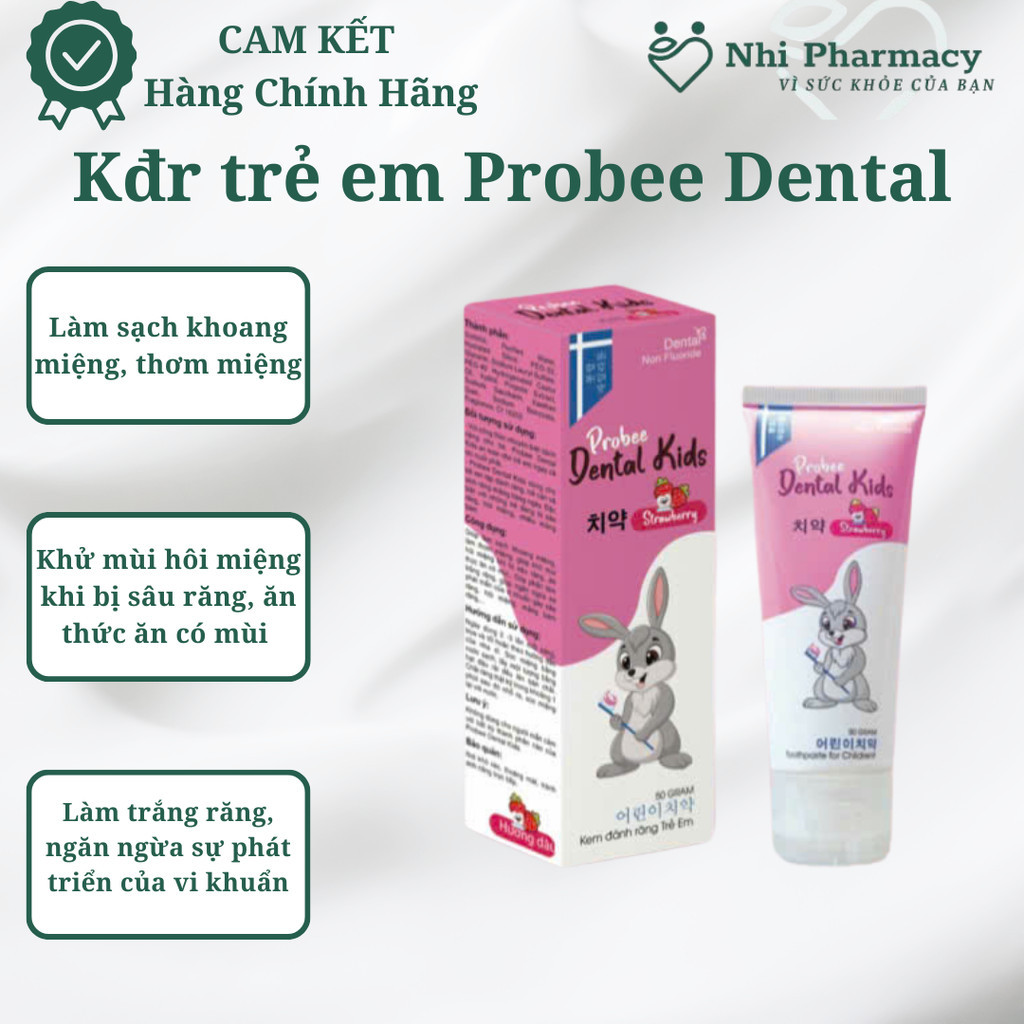 [CHÍNH HÃNG] Kem đánh răng Probee Dental kids