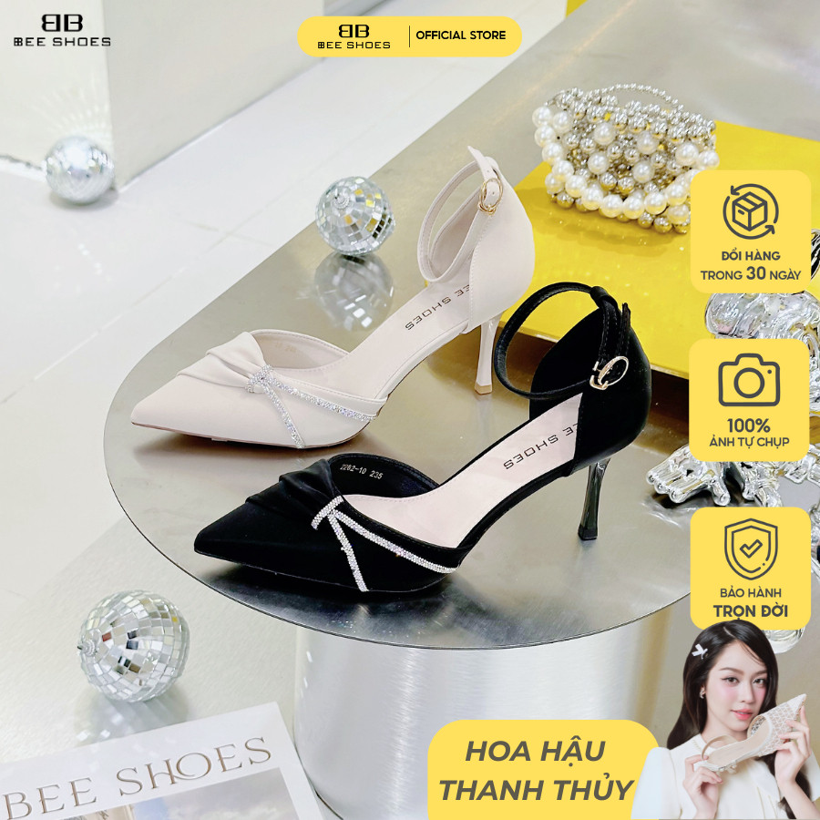 Giày cao gót nữ BEE SHOES mũi nhọn gót 8cm - 240971 (form 1.5)