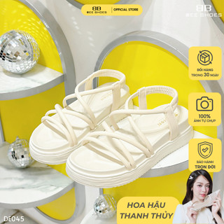 Dép sandal nữ đế cao 4 phân BEE SHOES thiết kế phong cách nữ tính và hiện đại - DE045 ( FORM 1.5 )
