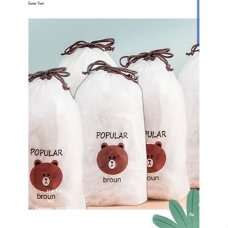 Combo Màng Bọc Thực Phẩm An Toàn Set 100 cái Có Chun Co Dãn Tái Sử Dụng Được Kèm Túi Gấu, giúp chống [DSG]