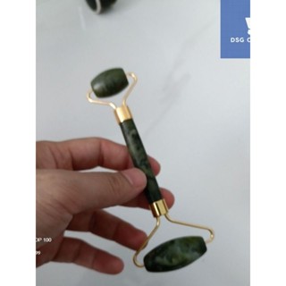 Cây massage mặt bằng đá - Cây lăn massage mặt 2 đầu [DSG]