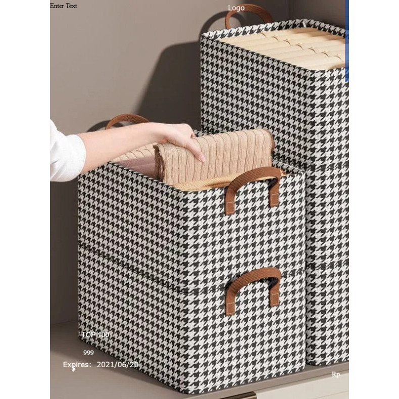 Hộp vải khung thép đựng quần áo - Hộp chứa đồ đa năng [DSG]