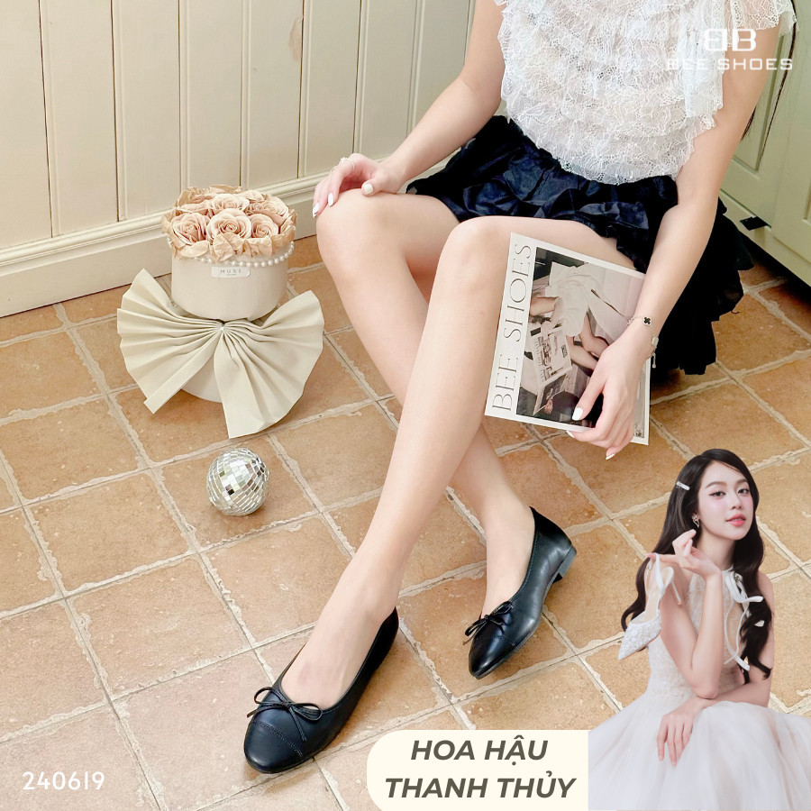 Giày búp bê nữ BEE SHOES mũi tròn - 240619