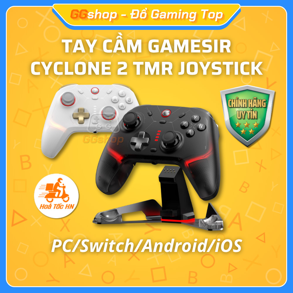Tay Cầm GameSir Cyclone 2 TMR Cho PC/Nintendo Switch/Android/iOS