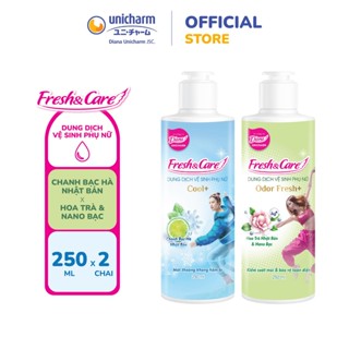 Combo Mix Dung dịch vệ sinh phụ nữ Fresh & Care Cool+ & Odor Fresh+ 250ml