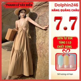 Váy đi biển 2 dây đầm dự tiệc dạ hội cho nữ Đầm maxi body dáng dài bigsize 2 dây hở eo tôn dáng hở lưng 8566 CT-39.1