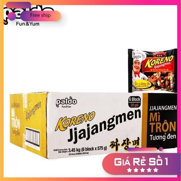 Mì Koreno Tương Đen Jjajangmen Gói 115G Chính Hãng