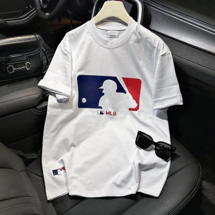 Áo Thun MLB Mẫu HOT Chất cotton 100% cao cấp unisex nam nữ áo phông tay lỡ basic chính hãng FULL TAG