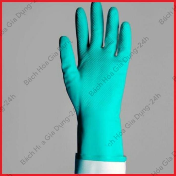 Găng Tay Cao Su Rửa Bát Siêu Dai Siêu Bền Màu Xanh Malaysia Nhập Khẩu SUMMITECH GD-F-09C