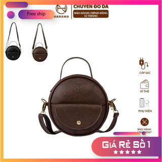   GIÁ MỞ BÁN _ Túi đeo chéo nữ túi cốp tròn cao cấp HN MIN 1S Bag Da 