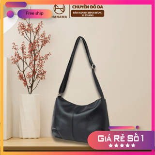 [MỞ BÁN_GIÁ SỐC_VIP]_Túi tote basic hàng cao cấp đeo vai thiết kế túi Tote Hanama Juli16 Da Bag Đen - Nâu túi xách nữ