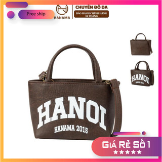 [GIÁ TRI ÂN] _Túi TOTE Basic Hanama nam nữ thời trang cao cấp HN 03 Da Bag Tote Unisex hai màu nâu - đen