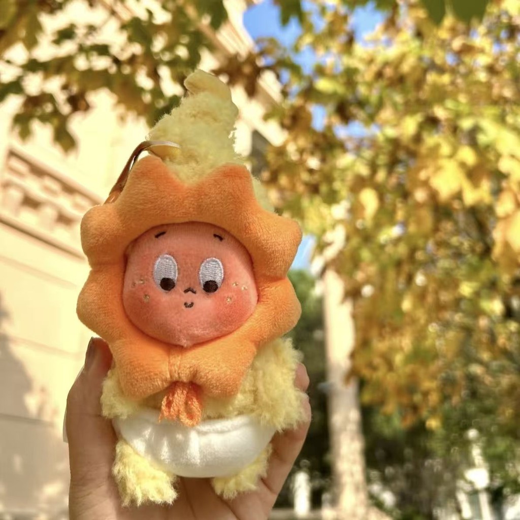 Mặt dây chuyền túi Star People Series Little Yawn Little Sun Bubble Mart búp bê nhồi bông dễ thương 