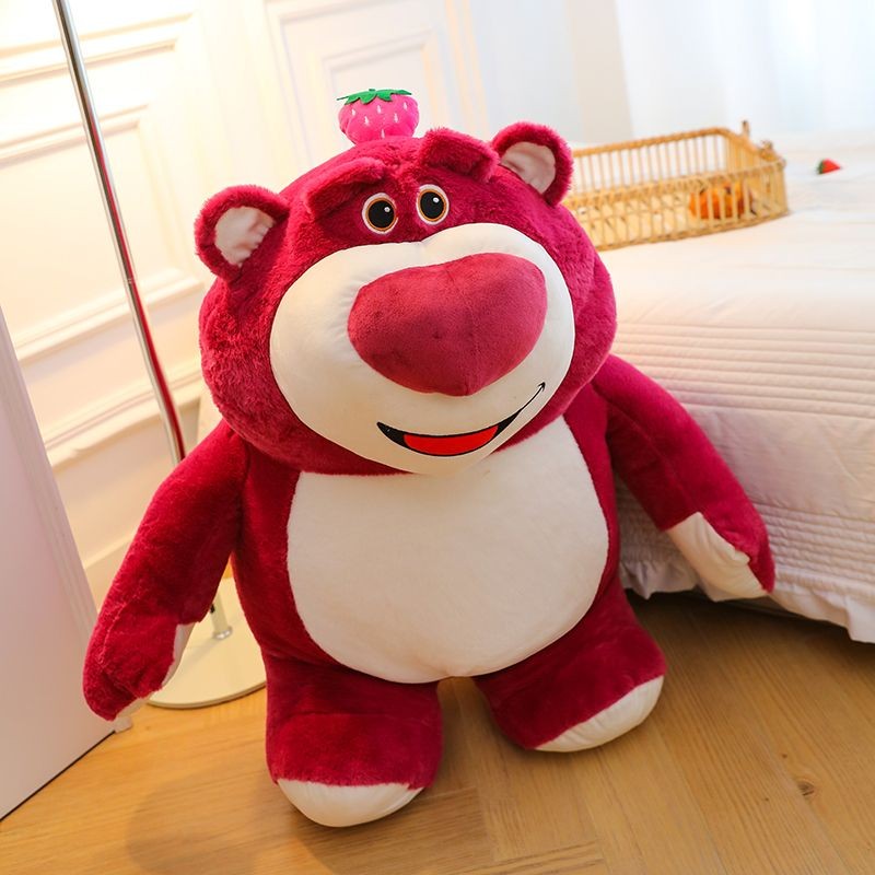 MINISO Gấu bông dâu tây chính thức của Miniso Disney, đồ chơi nhồi bông, quà sinh nhật