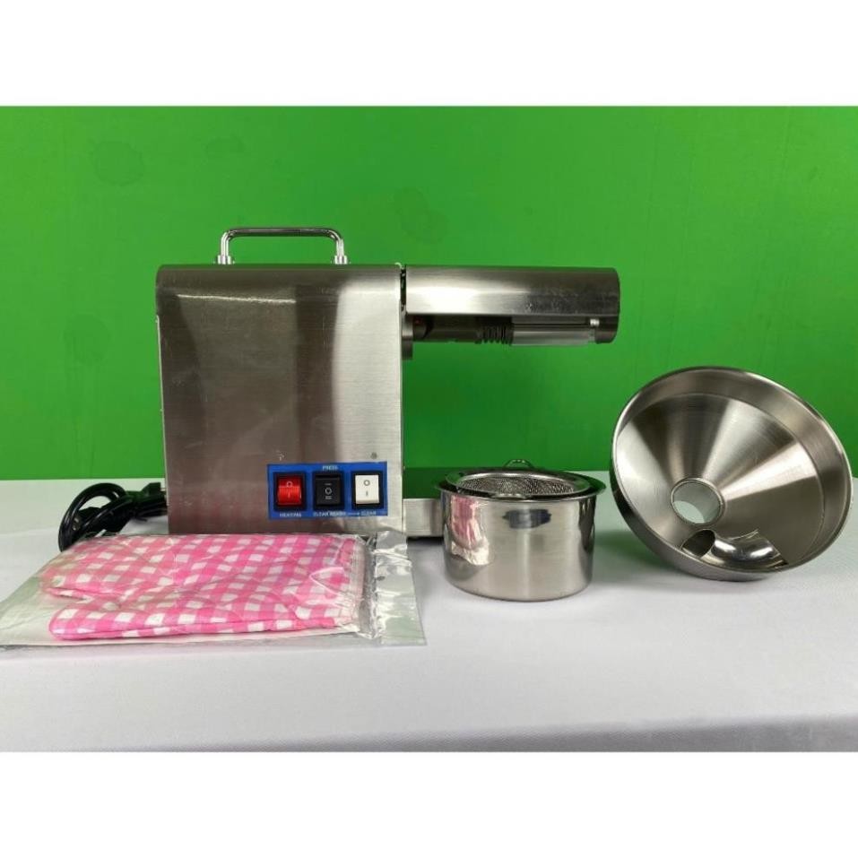 🌿 Máy Ép Dầu R311-800w – Ép Kiệt Dầu, Không Bã, Không Chất Bảo Quản