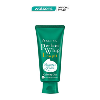  Sữa Rửa Mặt Rau Má Lành Tính Senka Perfect Whip Low pH Calming Cica 100g 