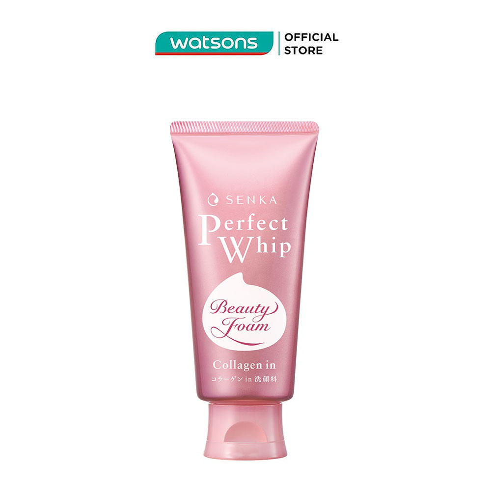 Sữa Rửa Mặt Tạo Bọt Senka Perfect Collagen In 120g