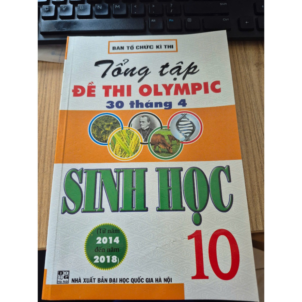 Sách - Tổng Tập Đề Thi Olympic 30 Tháng 4 Sinh Học 10 ( 2014 - 2018)    - HA