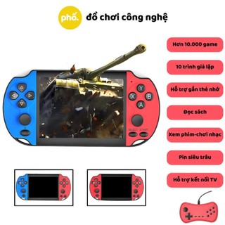 Máy Chơi Game Cầm Tay X7s - 999 Trò Chơi - Kèm Tay Cầm Chơi Game 2 Người - Tặng Kèm Pin sạc